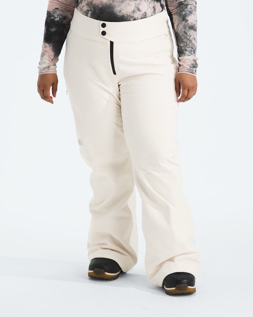 The North Face 3X Plus Snoga Ski Pant NWT White Dune Snow Pants NF0A87X9 Womens